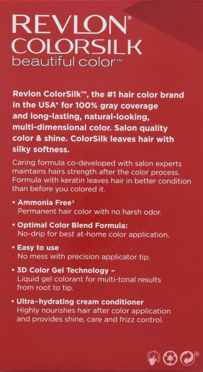 slide 5 of 9, Revlon Colorsilk 47 Medium Rich Brown Vegan Keratin Permanent Hair Color 1 Each, 1 ct