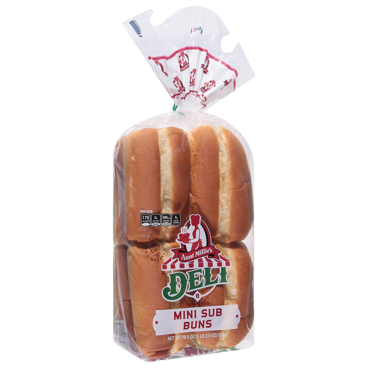 slide 7 of 9, Aunt Millie's Deli Mini Sub Enriched Buns 8 ea, 8 ct