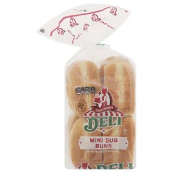 Aunt Millie's Deli Mini Sub Enriched Buns 8 ea