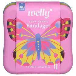 Welly Flex Fabric Assorted Bandages 48 ea