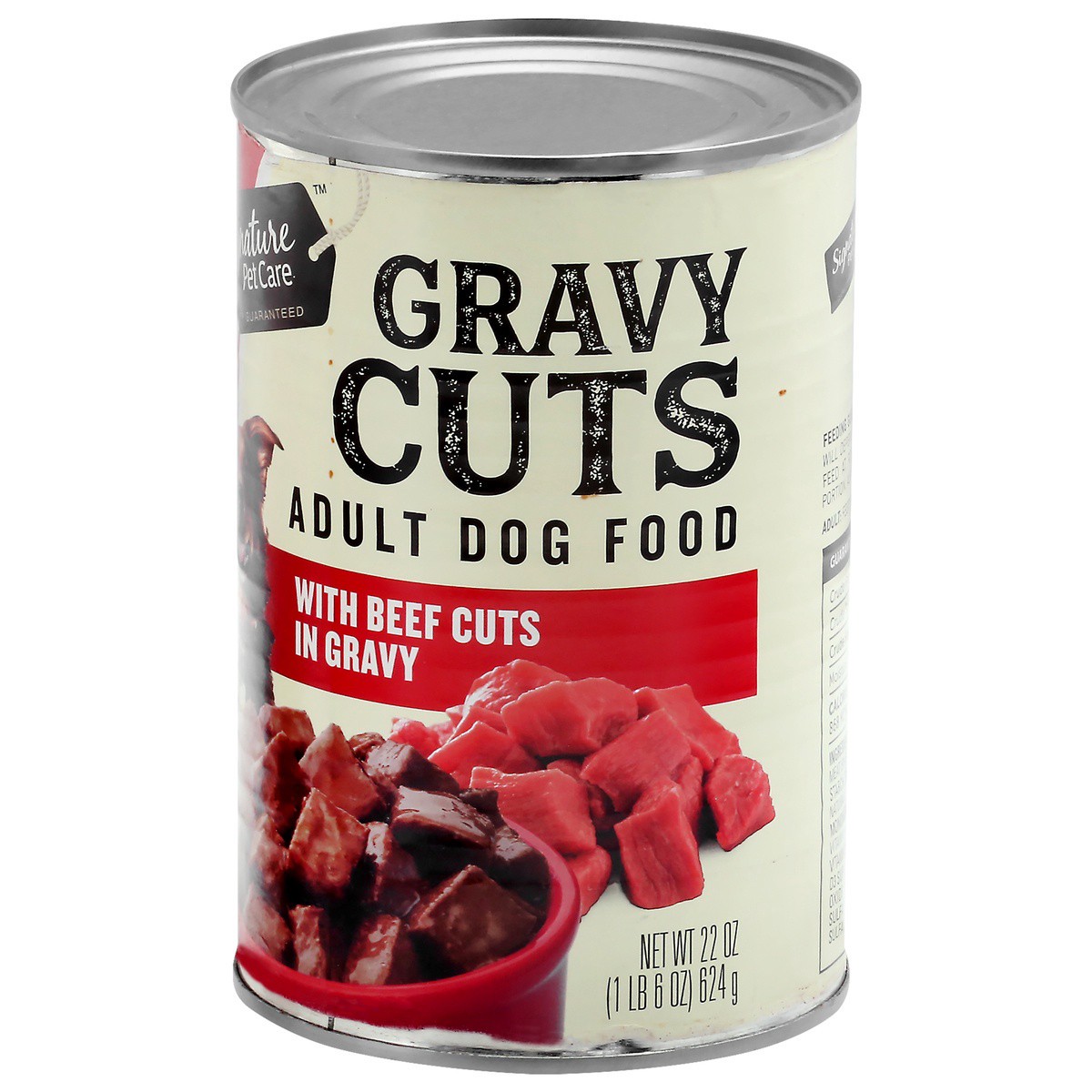 slide 7 of 9, Signature Pet Care Adult Gravy Cuts Beef Cuts in Gravy Dog Food 22 oz, 22 oz