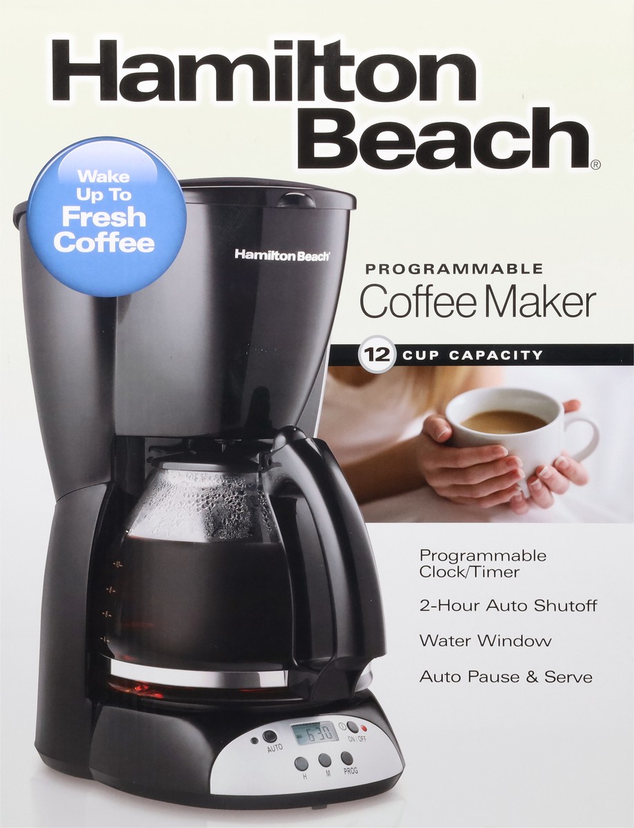 slide 5 of 11, Hamilton Beach 12 Cup Capacity Programmable Coffee Maker 1 ea, 1 ea
