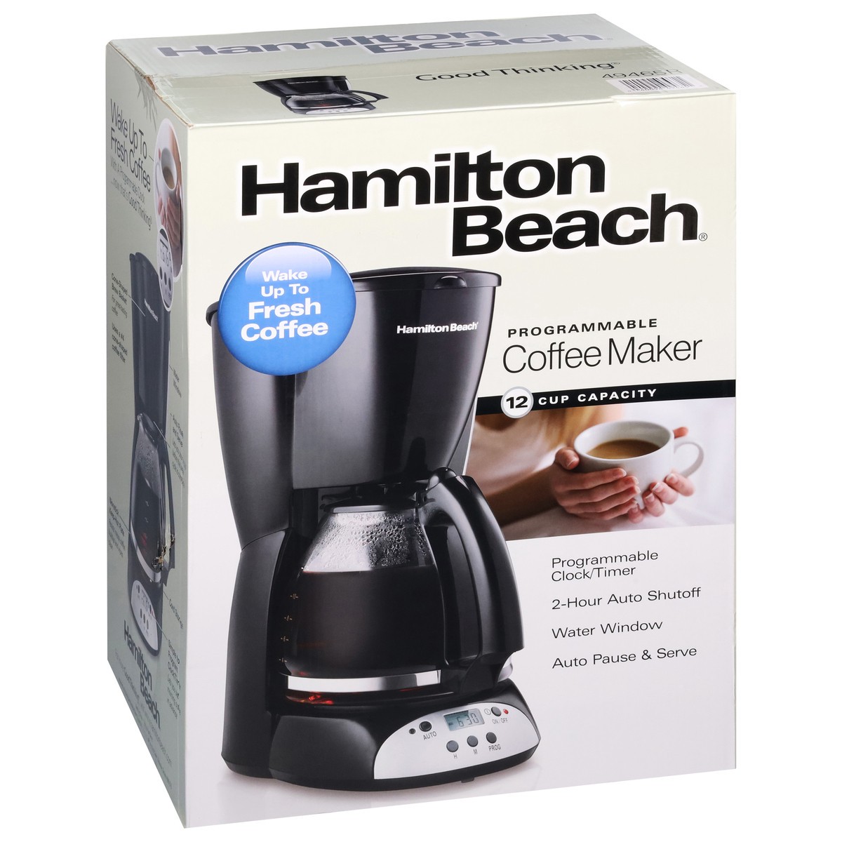 slide 8 of 11, Hamilton Beach 12 Cup Capacity Programmable Coffee Maker 1 ea, 1 ea