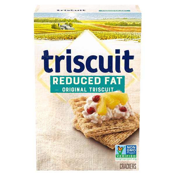 slide 1 of 1, Nabisco Reduced Fat Triscuit, 1 ct