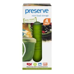 Preserve Mini Food Storage - 4 Pack - Apple Green