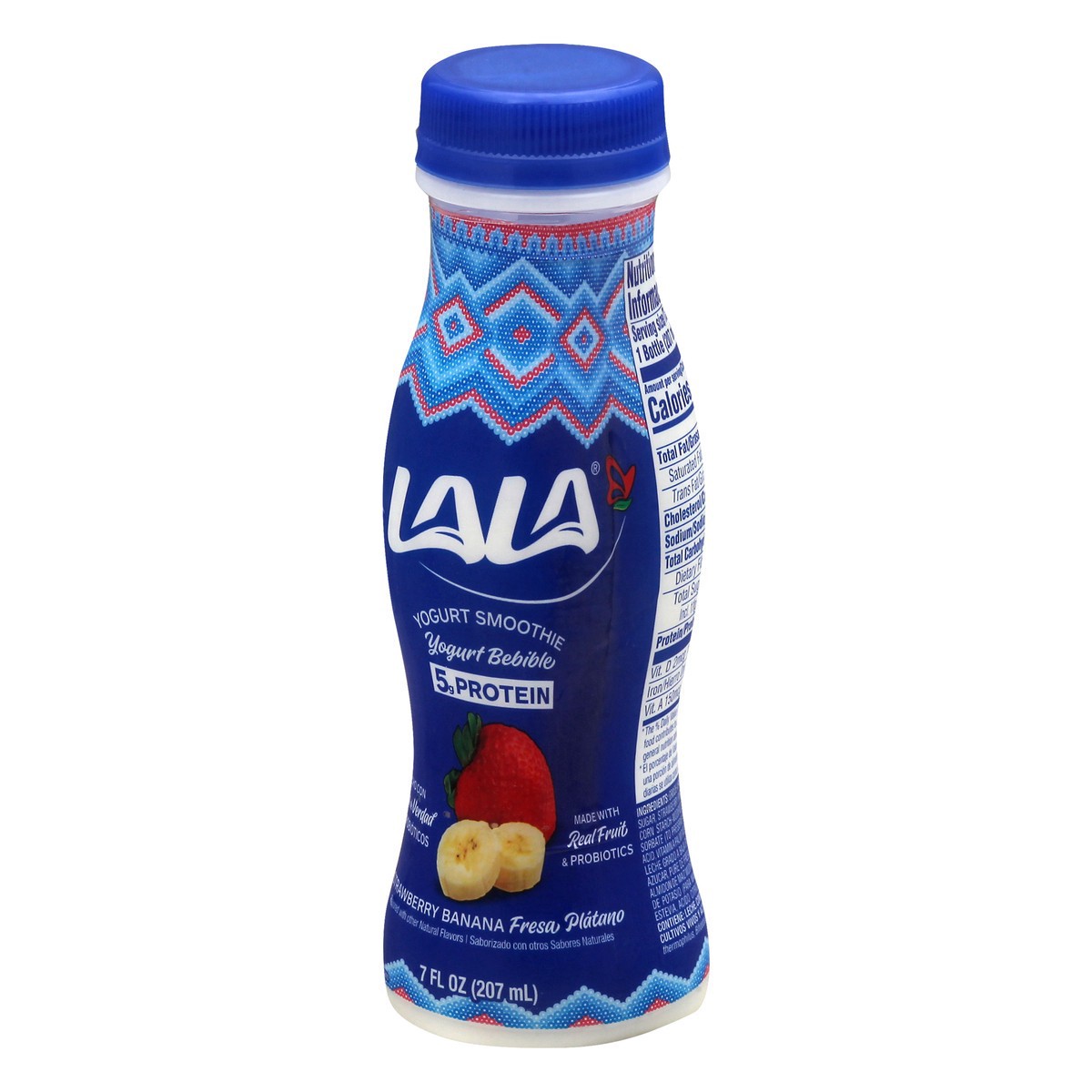 slide 6 of 16, LALA Strawberry Banana Yogurt Smoothie With Probiotics, 7 fl oz