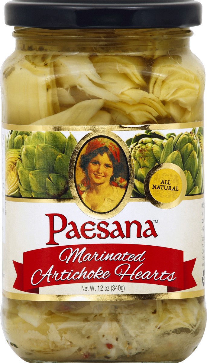 slide 2 of 2, Paesana Marinated Artichoke Hearts, 12 oz