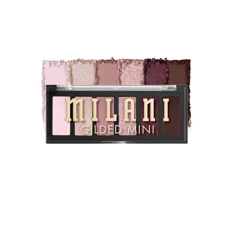 slide 1 of 7, Milani Gilded Mini Eyeshadow Palette - The Wine Down - 0.17oz, 0.17 oz