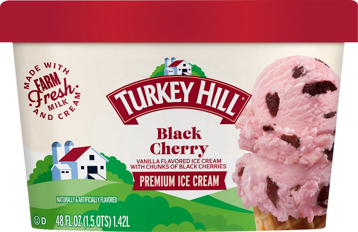 slide 1 of 2, Turkey Hill Black Cherry, 48 fl oz