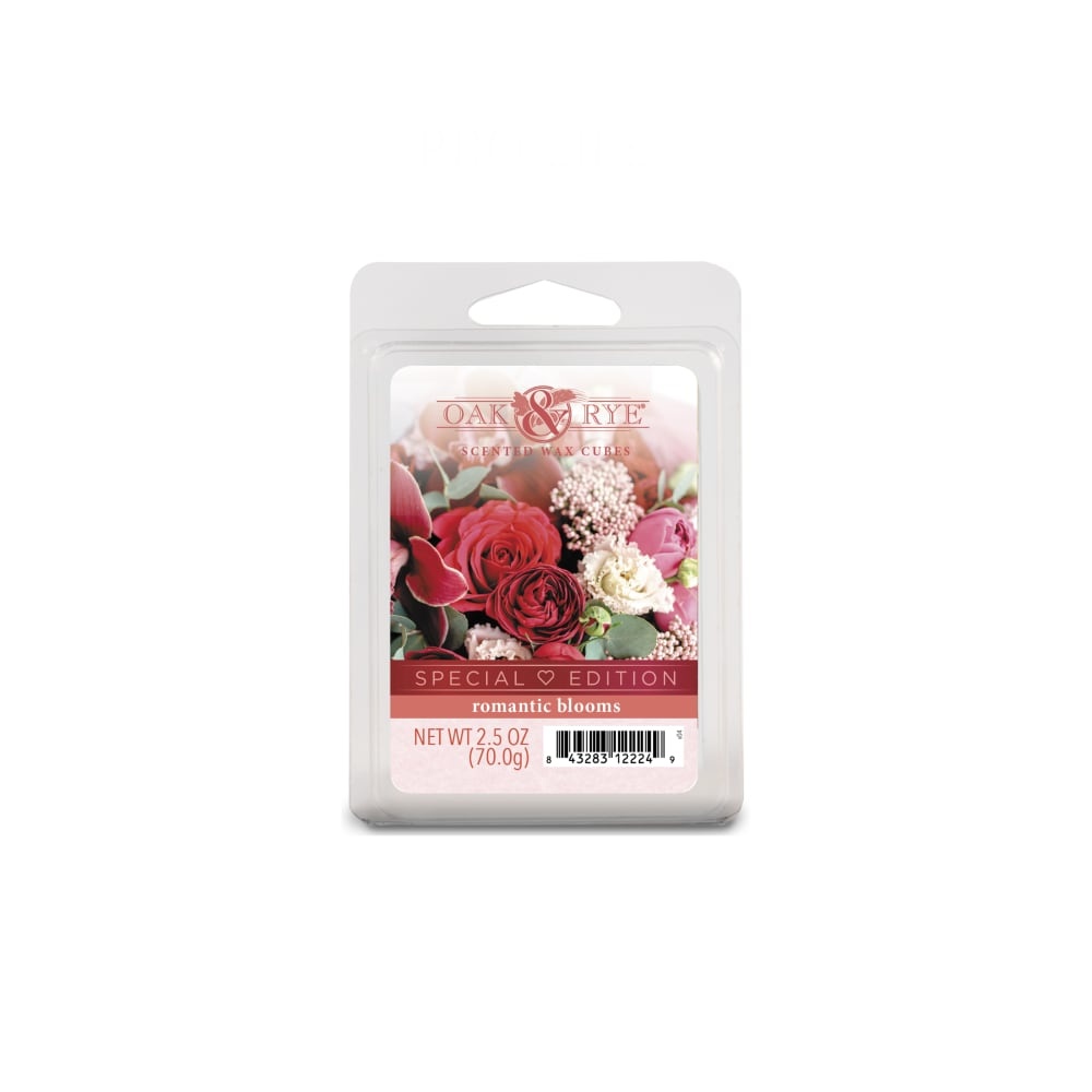 slide 1 of 1, Oak & Rye Romantic Blooms Scented Wax Cubes, 6 ct; 0.41 oz