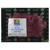slide 1 of 1, O Organics Beef Organic Grass Fed Stew Meat, per lb