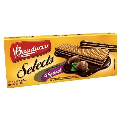 slide 1 of 4, Bauducco Hazelnut Chocolate Wafer, 4.94 oz