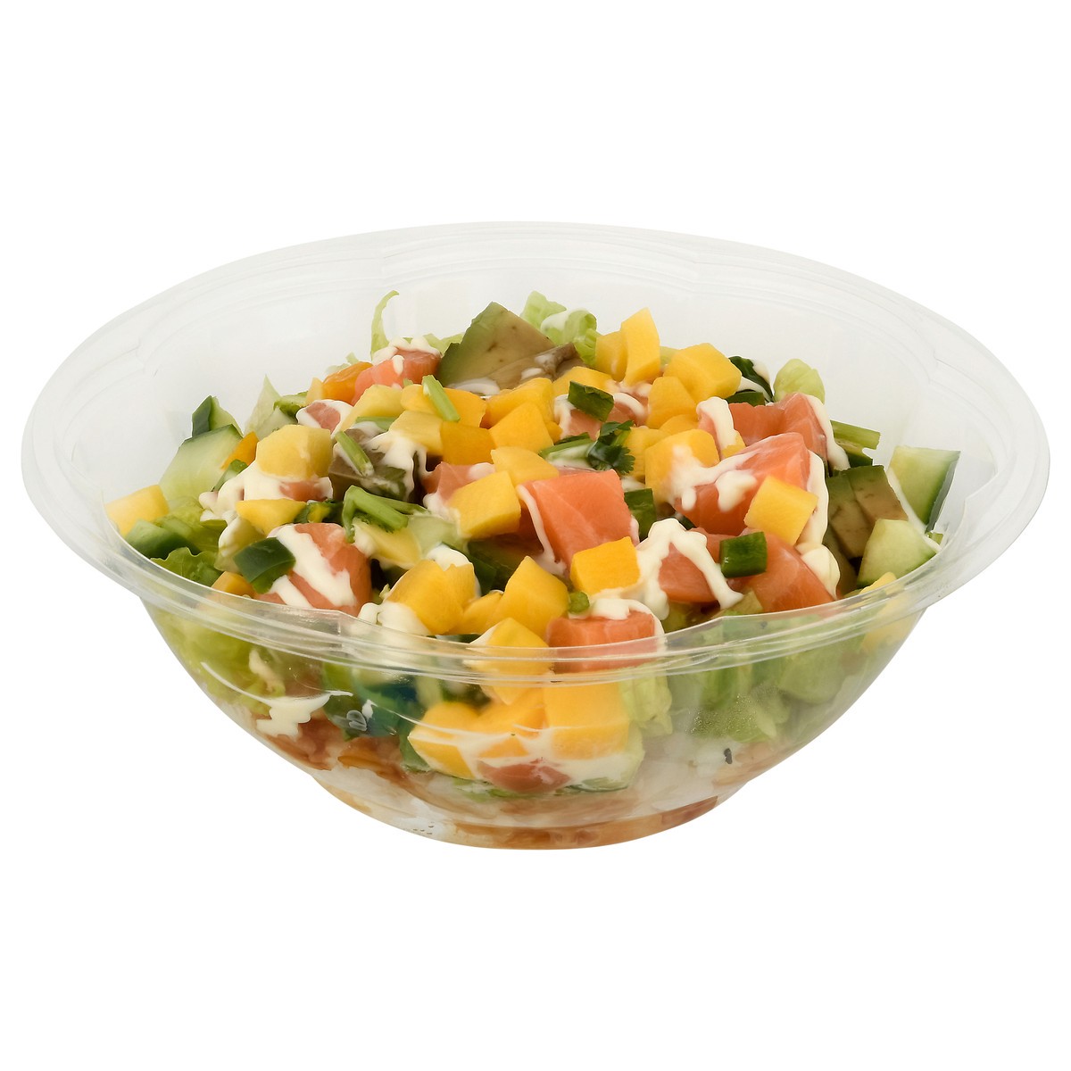 slide 9 of 10, Hissho Sushi Chili Lime Mango Salmon Bowl 11.6 oz, 11.6 oz