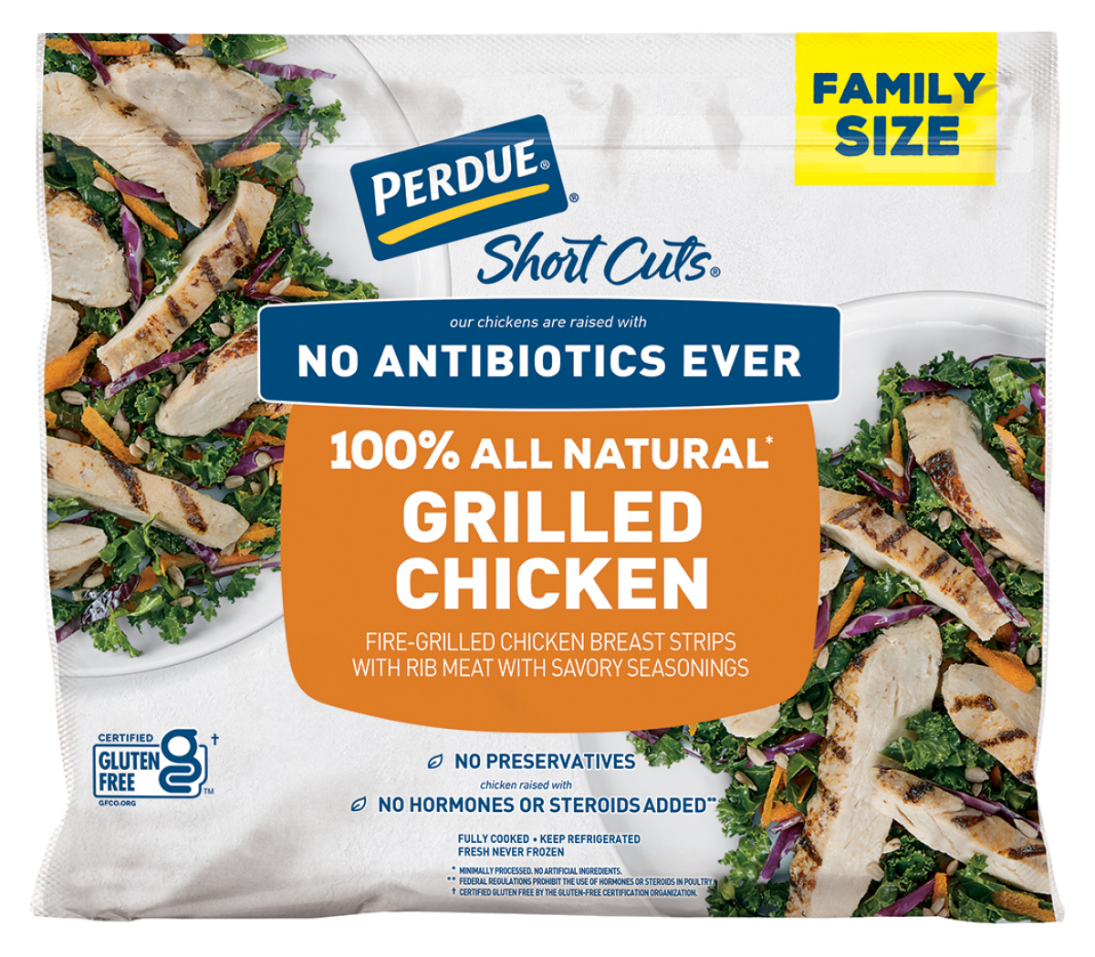 slide 1 of 1, Perdue SHORT CUTS Carved Chicken Breast Grilled, 16 oz