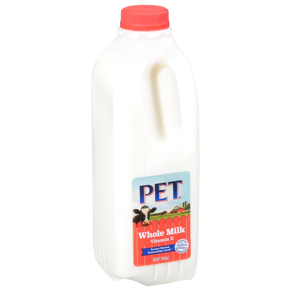 slide 7 of 13, PET Dairy Dairy Whole Milk with Vitamin D, Whole Milk Quart - 1 Jug, 1 qt