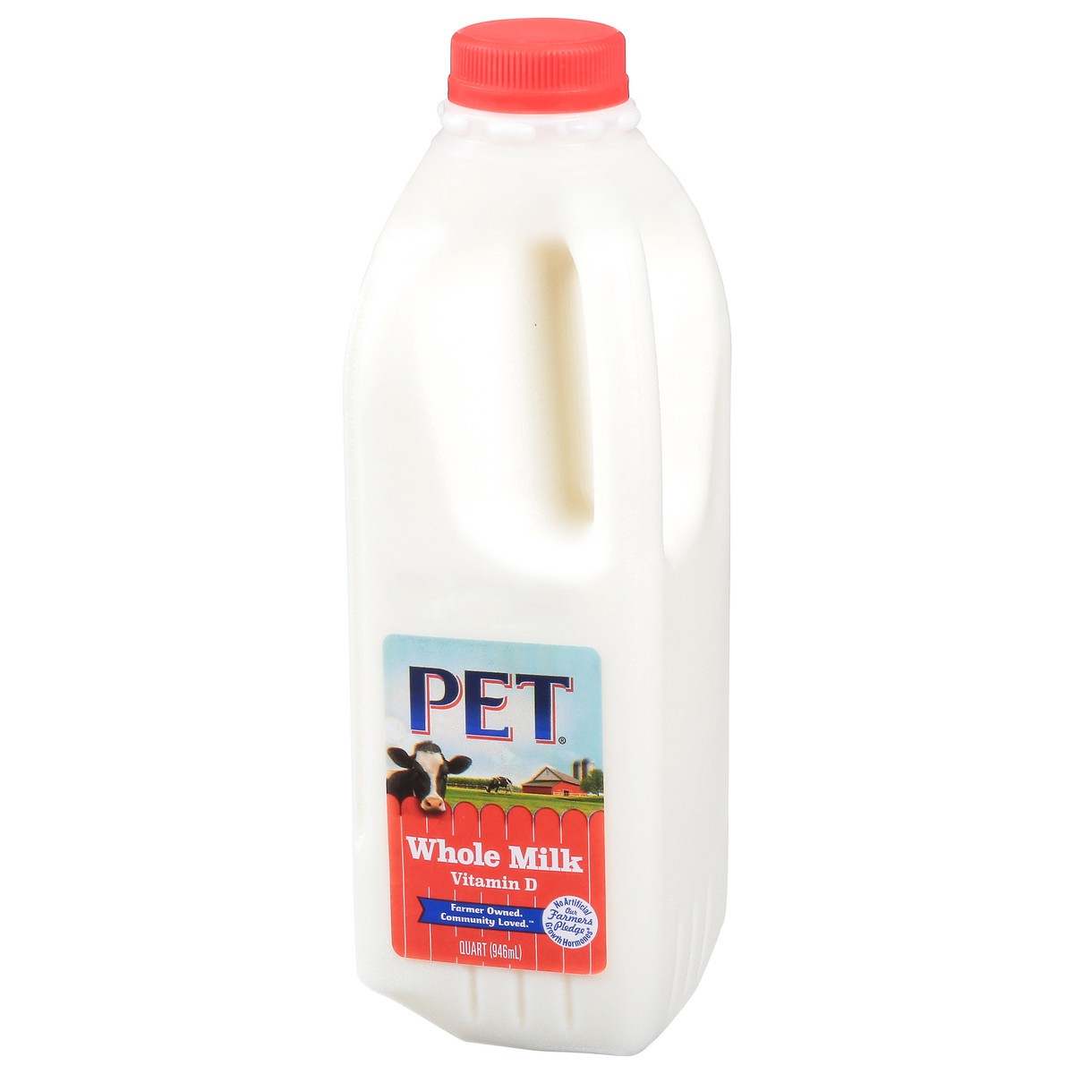 slide 10 of 13, PET Dairy Dairy Whole Milk with Vitamin D, Whole Milk Quart - 1 Jug, 1 qt