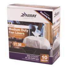 slide 1 of 1, ARRAY Medium-Duty Can Liners, 200 ct