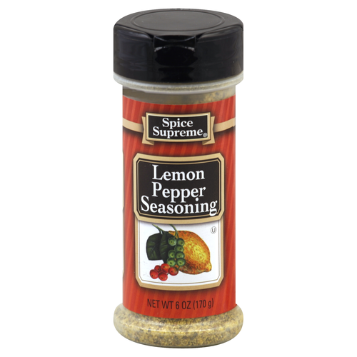 slide 1 of 1, Spice Supreme Lemon Pepper Seasoning-Spice Supreme, 5 oz