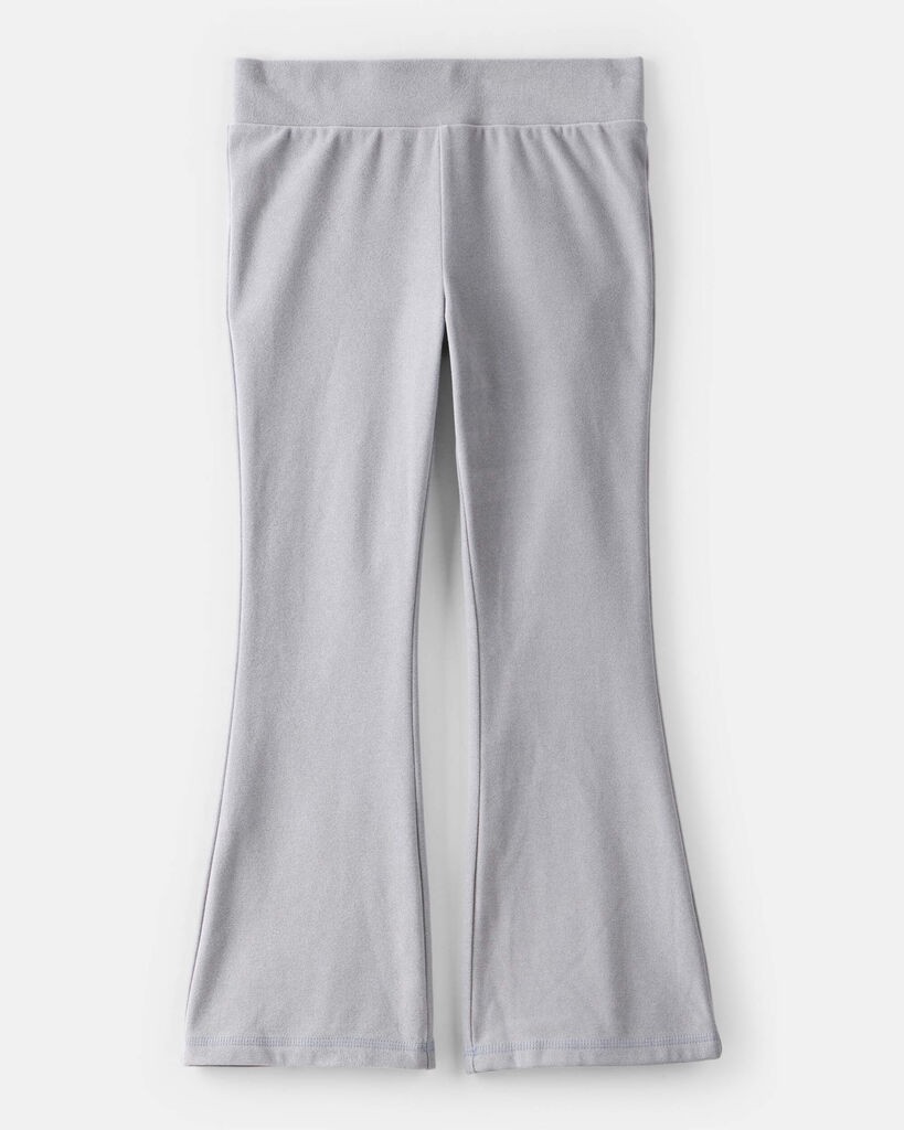 slide 3 of 3, Carter's Girls Microfleece Flare Pants - Grey Grey 14, 1 ct