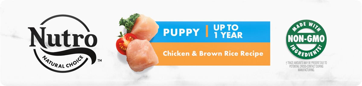 slide 8 of 9, Nutro Natural Choice Puppy Dry Dog Food, Chicken and Brown Rice Recipe, 13 lbs., 13 lb