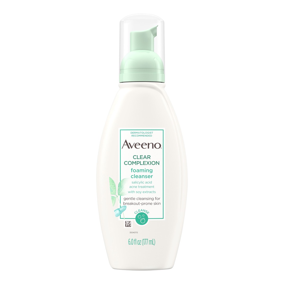 slide 1 of 10, Aveeno Clear Complexion Foaming Cleanser, 6 fl oz