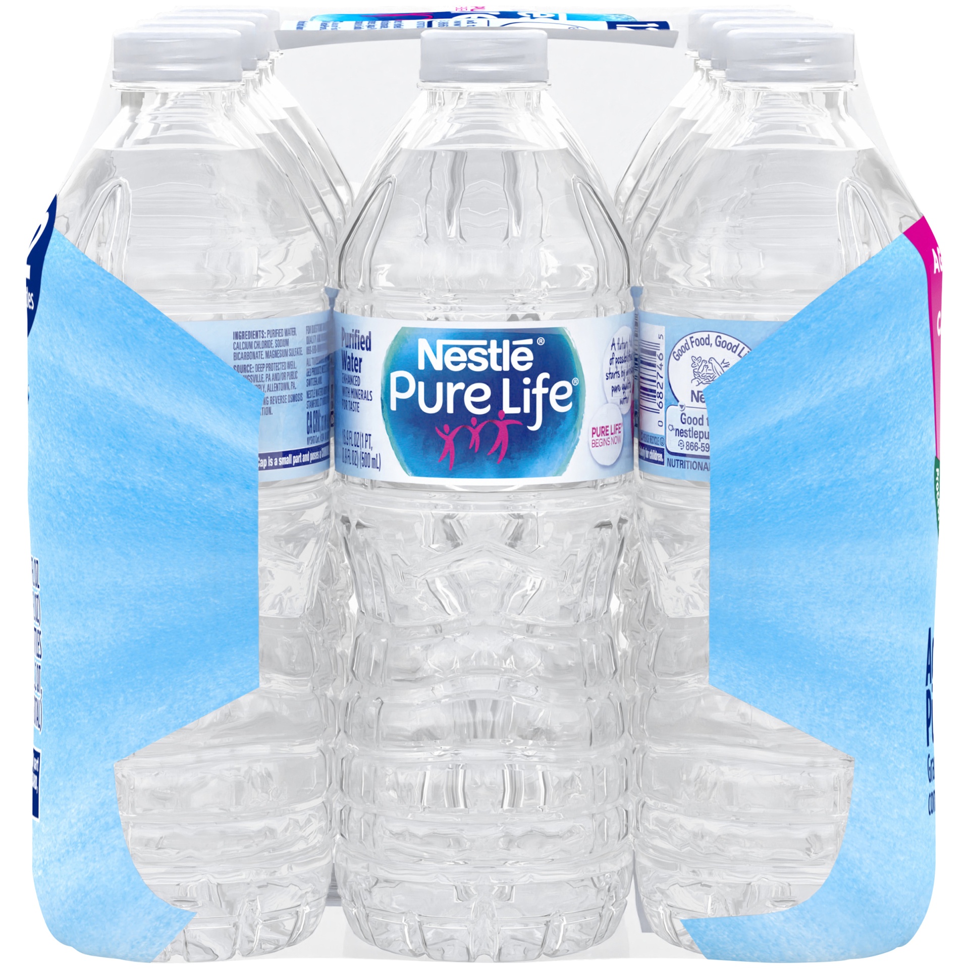 slide 4 of 5, Nestlé PURE LIFE Purified Water, 16.9-ounce plastic bottles (Pack of 12), 12 ct; 16.9 fl oz