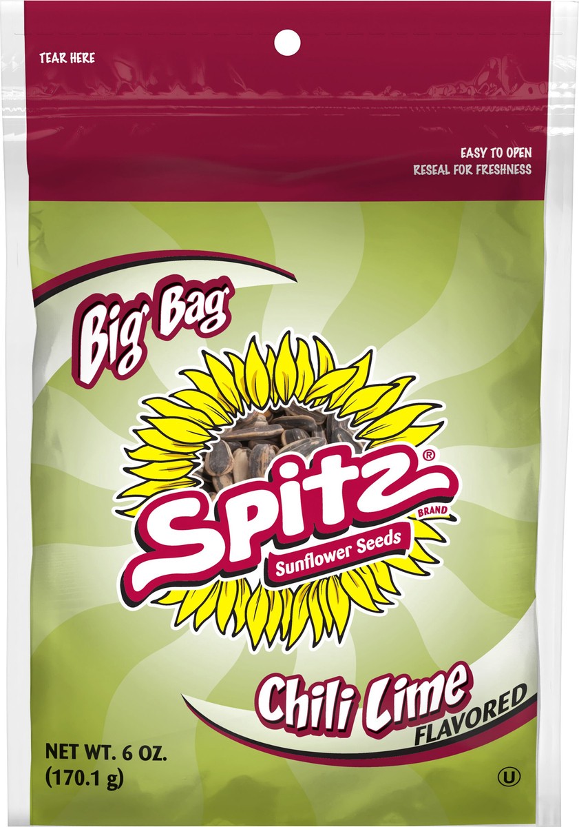 slide 2 of 3, Spitz Sunflower Seeds Chili Lime Flavored 6 Oz, 6 oz