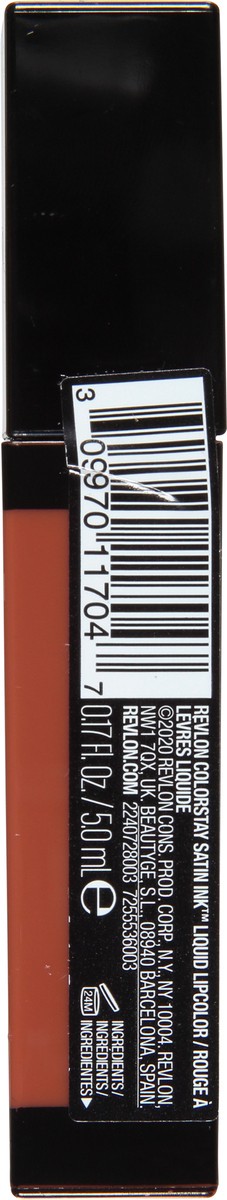 slide 5 of 9, Revlon ColorStay Satin Ink Liquid Lipstick, In So Deep, 0.17 oz