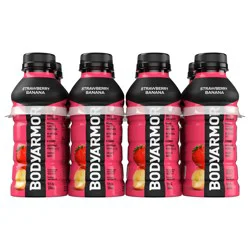 BODYARMOR Sports Drink Strawberry Banana, 12 fl oz, 8 Pack