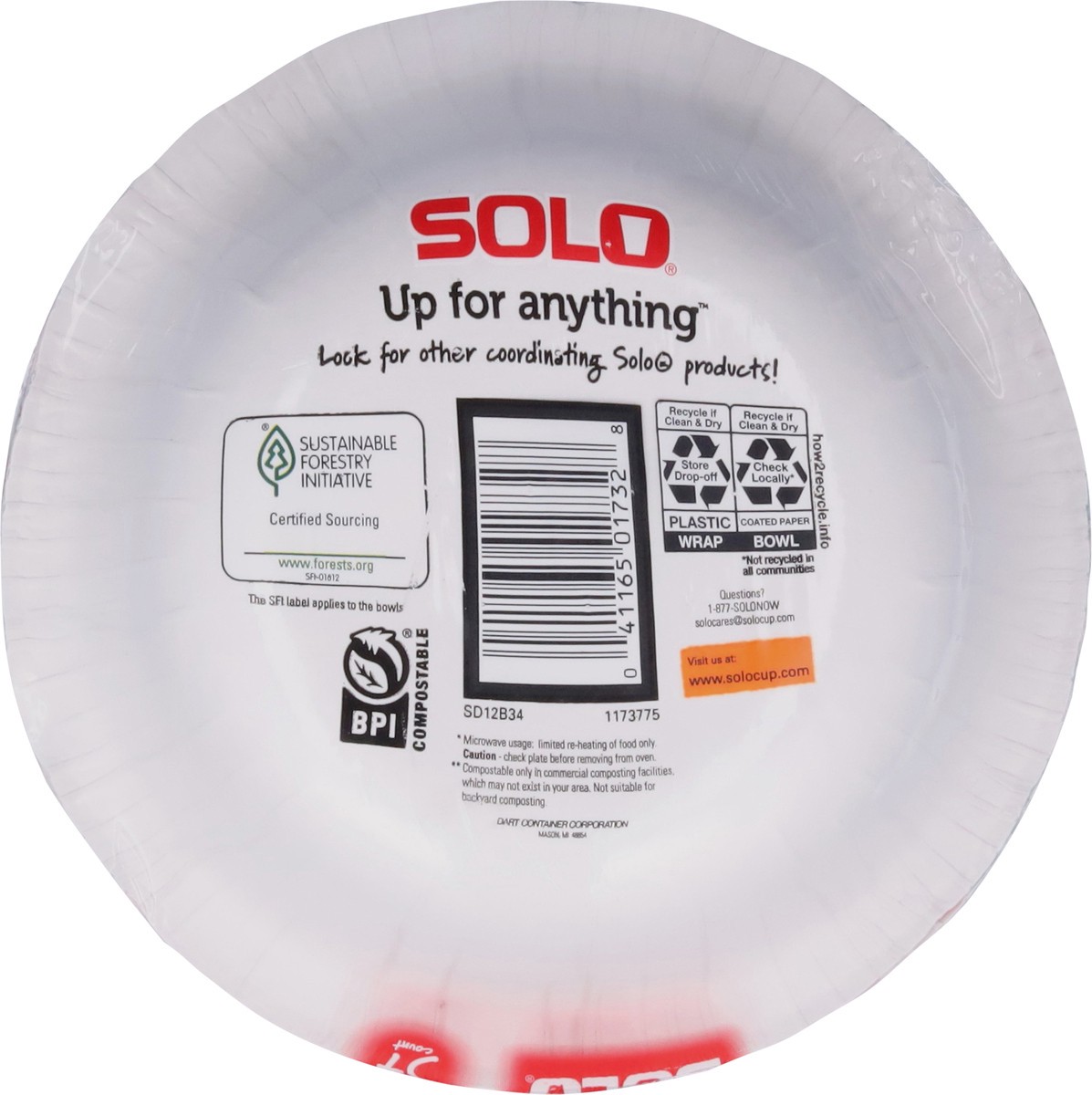 slide 6 of 11, Solo Anyday Bowls 12z, 34 ct