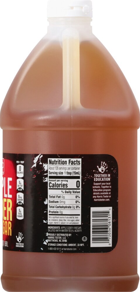 slide 2 of 2, Harris Teeter™ Apple Cider Vinegar, 64 fl oz
