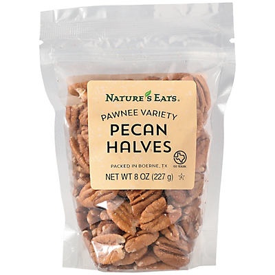 slide 1 of 1, Nature's Eats Pawnee Variety Pecan Halves, 8 oz