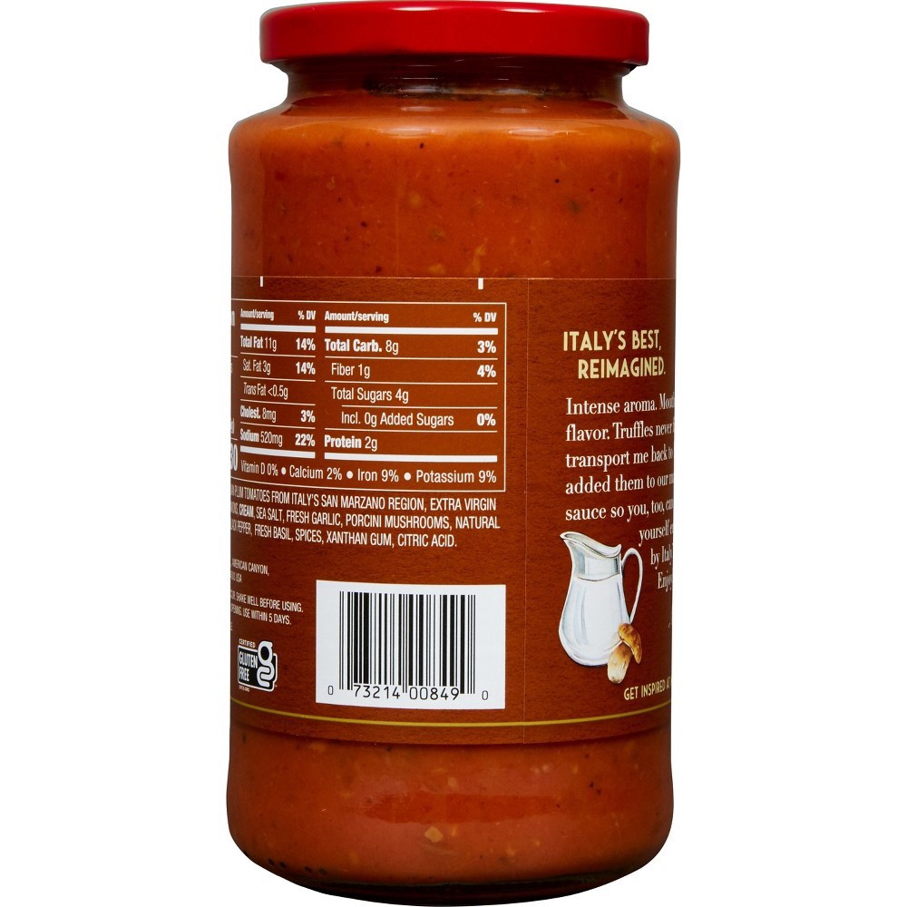 slide 6 of 7, Mezzetta Truffle, Porcini & Cream Marinara 24 oz, 24 oz