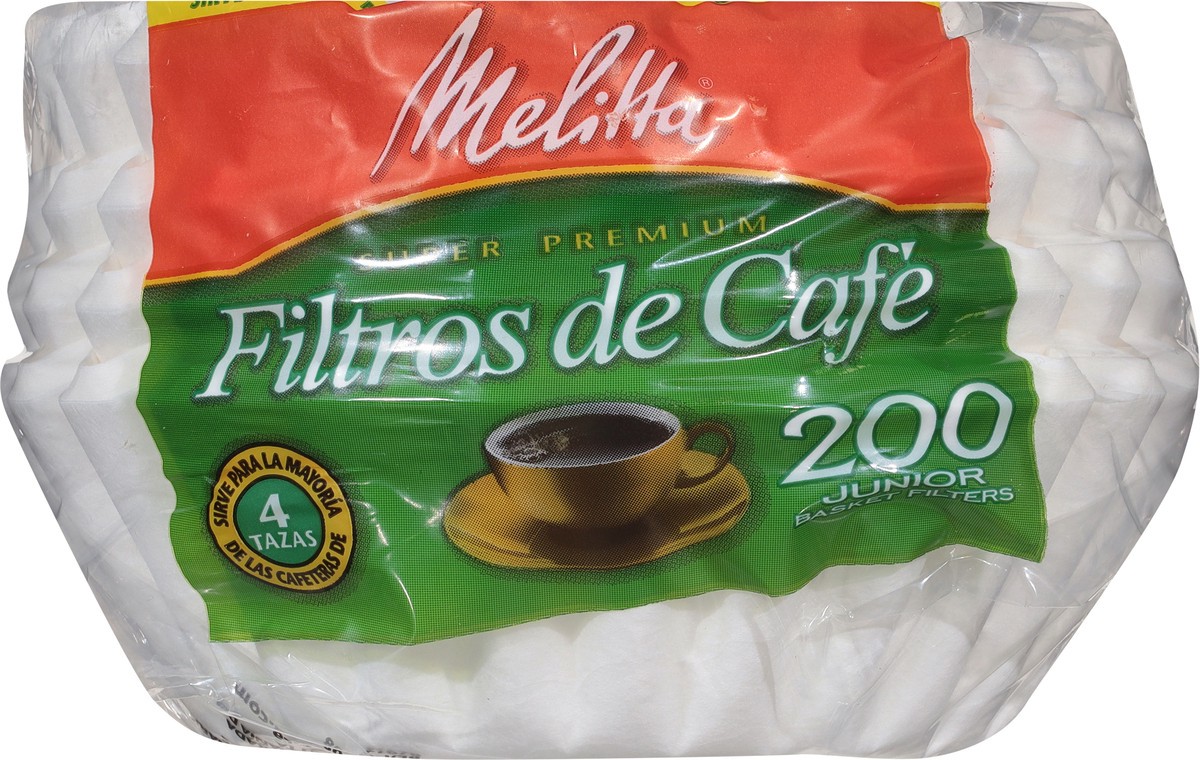 slide 2 of 9, Melitta Junior Basket Super Premium Coffee Filters 200 ea, 200 ct