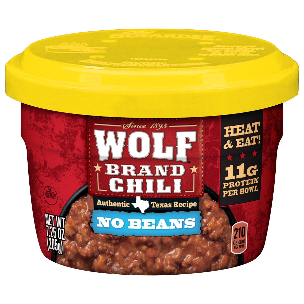 slide 1 of 1, Wolf Chili No Beans Microwave, 7.25 oz