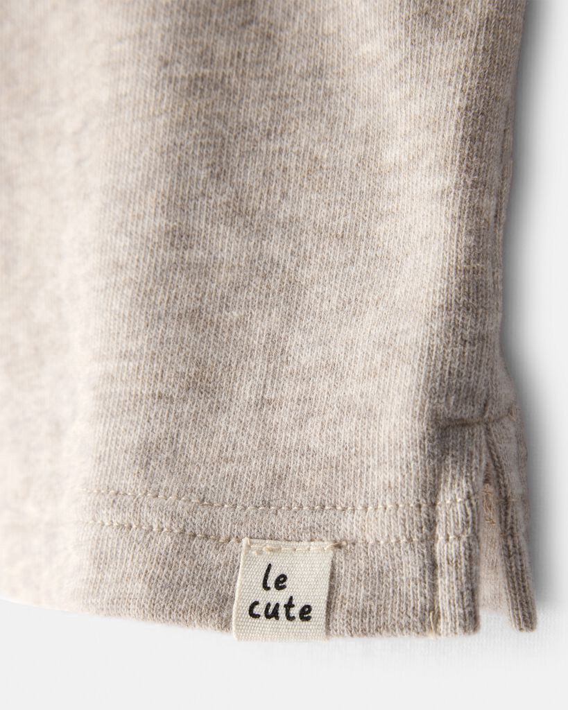 slide 2 of 3, Carter's Baby Boy Long-Sleeve Hooded Top - Grey Beige 18M, 1 ct