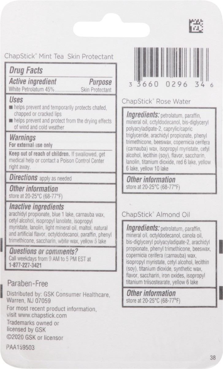 slide 5 of 9, Chapstick Spa Collection, 3 ct