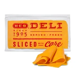 Hill Country Fare Mild Cheddar Cheese, Sandwich Sliced