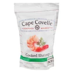 Cape Covelle Seafood Market Shrimp, Cooked, Jumbo
