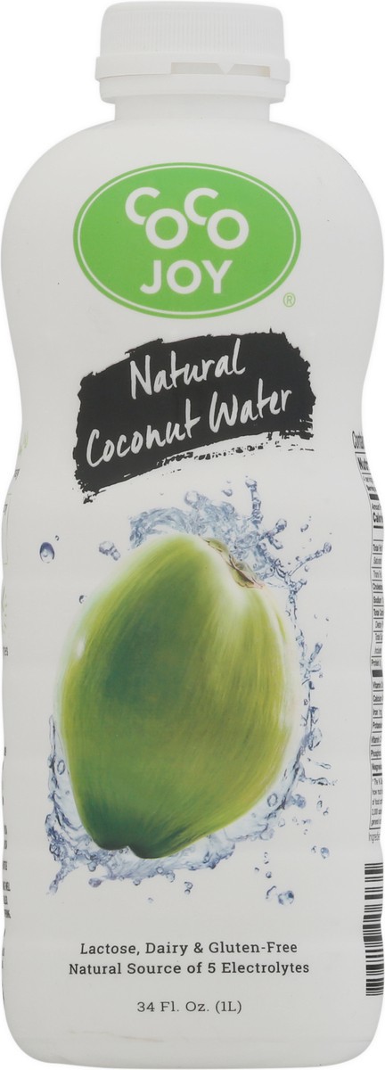 slide 5 of 9, CoCo Joy Natural Coconut Water 34 fl oz, 34 fl oz