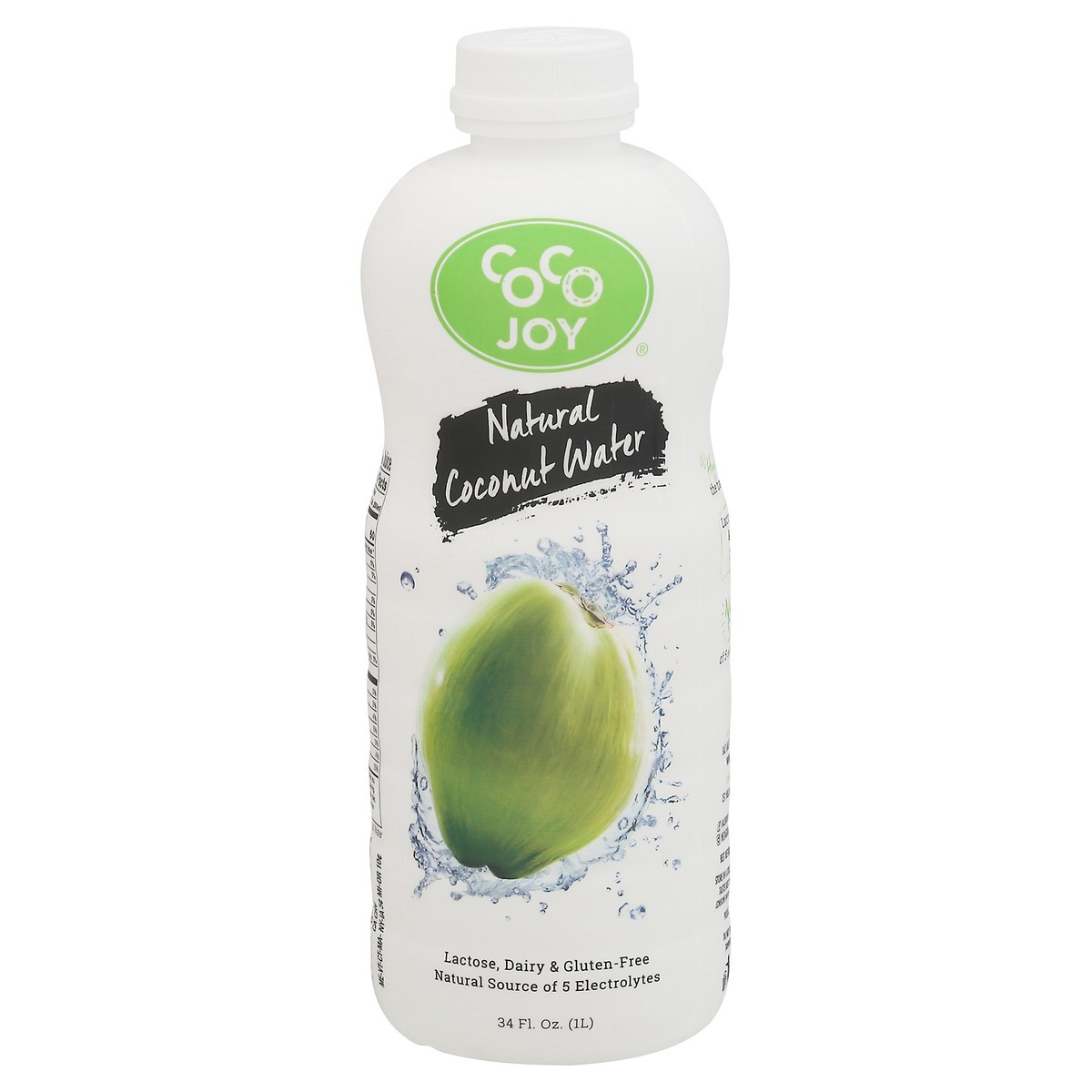 slide 1 of 9, CoCo Joy Natural Coconut Water 34 fl oz, 34 fl oz