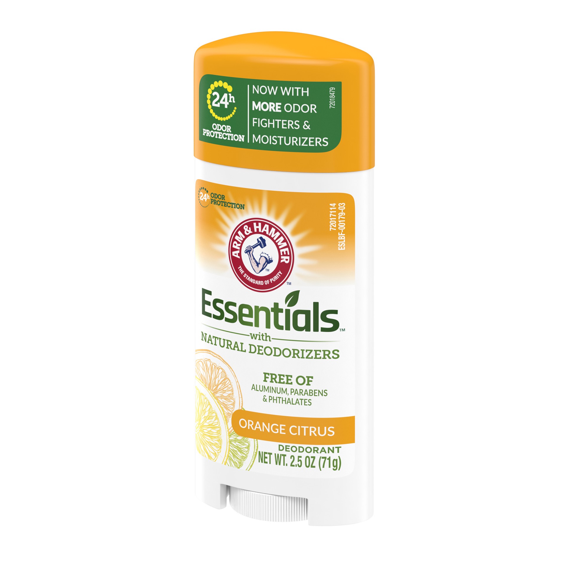 slide 4 of 5, ARM & HAMMER Essentials Orange Citrus Deodorant 2.5 oz, 2.5 oz