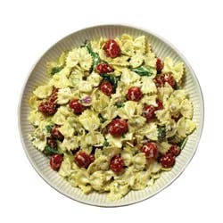 Smoky Bacon Pesto Ranch Pasta Salad