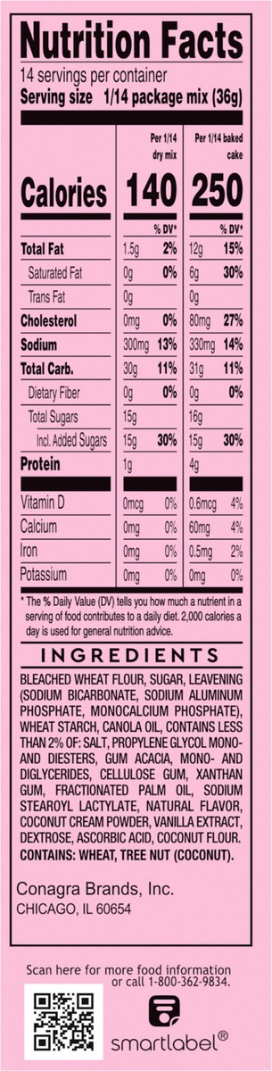 slide 9 of 14, Duncan Hines Dolly Parton's Favorite Coconut Flavored Cake Mix, 18 oz., 18 oz