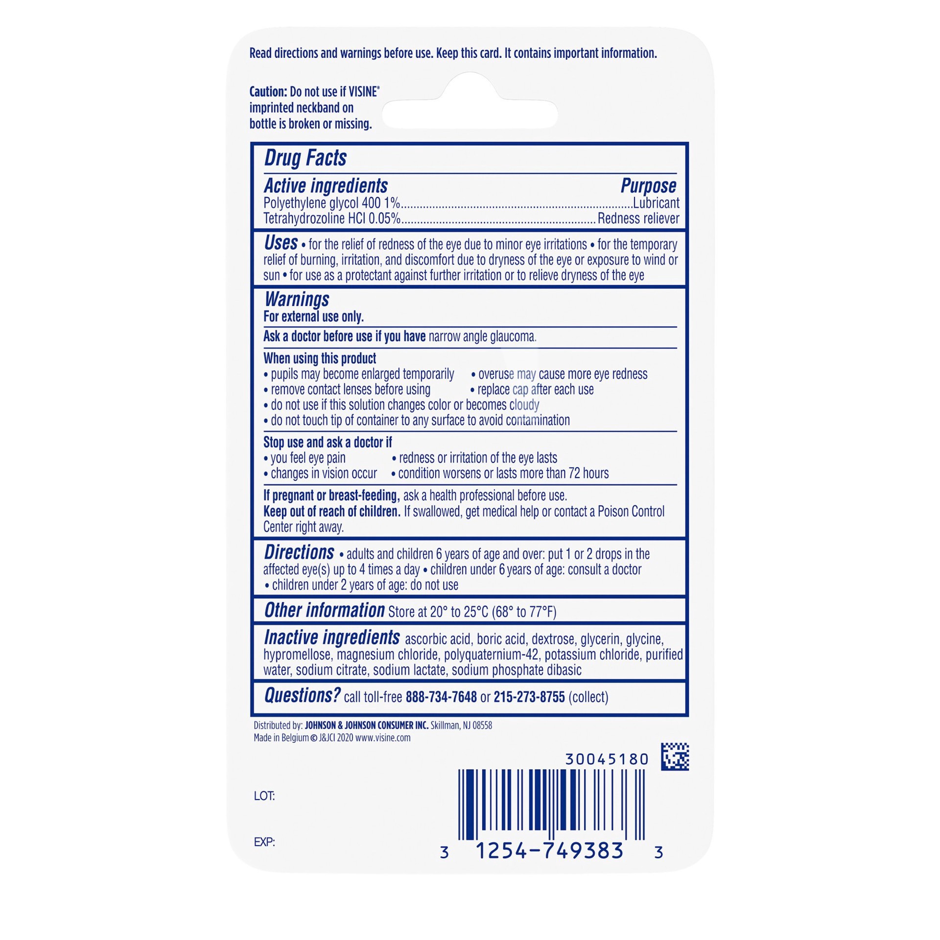 slide 2 of 4, Visine Red Eye Hydrating Comfort Lubricating Eye Drops, 0.28 fl oz