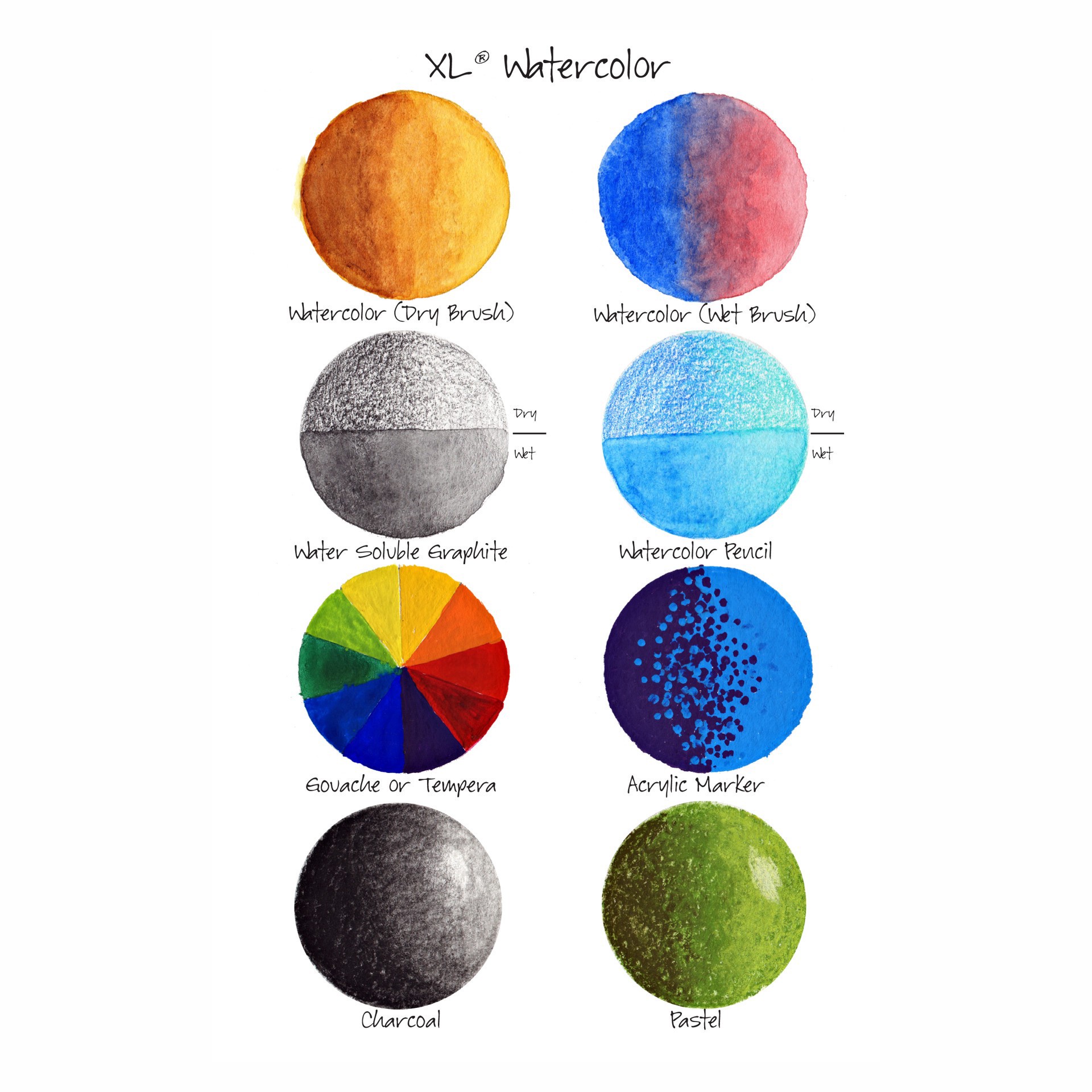 slide 2 of 4, Canson Xl Watercolor Pad, 12 in x 18 in