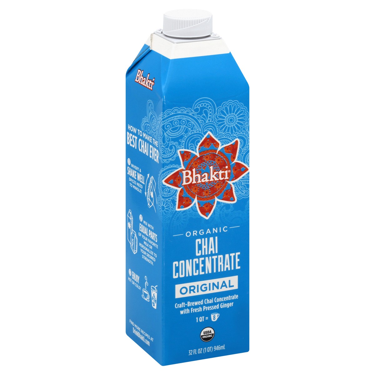 slide 4 of 5, Bhakti Chai Concentrate - 32 oz, 32 oz