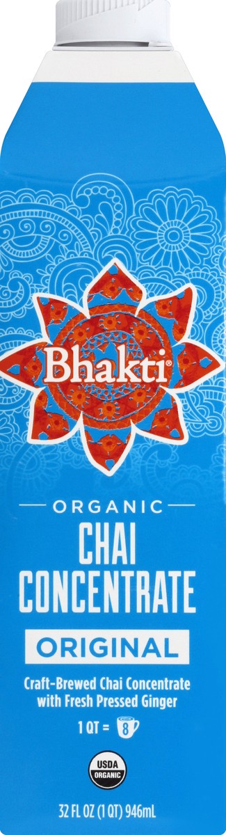 slide 1 of 5, Bhakti Chai Concentrate - 32 oz, 32 oz