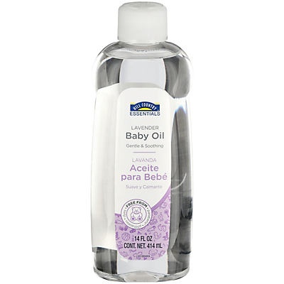 slide 1 of 1, Hill Country Fare Lavender Baby Oil, 14 oz