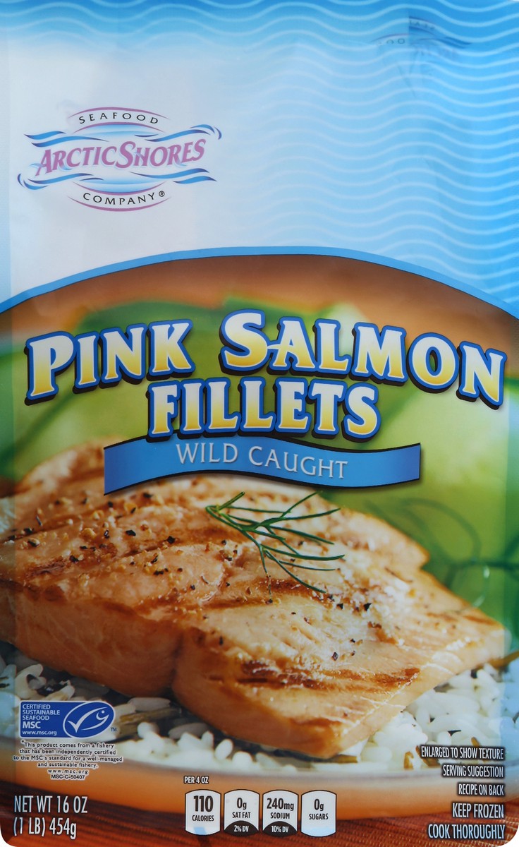 slide 2 of 6, Arctic Shores Salmon Fillet, 16 oz